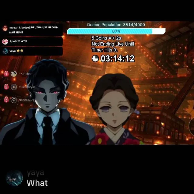 chat with ai character: Muzans live stream