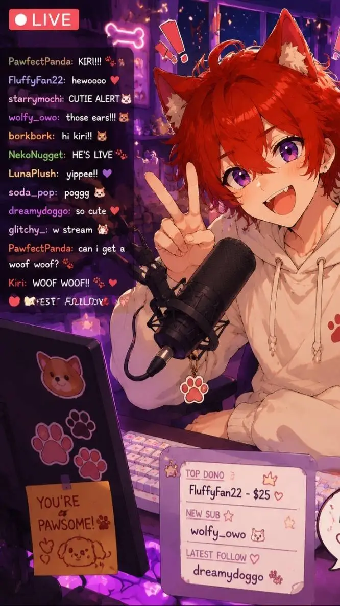 ai character: Kiri Kay  background