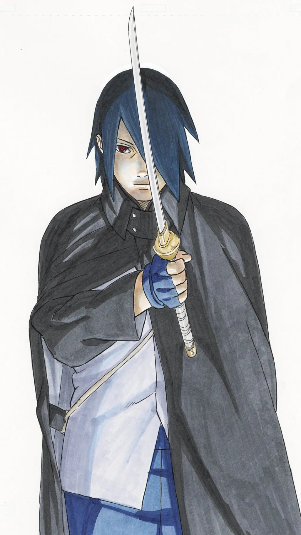ai character: Sasuke background