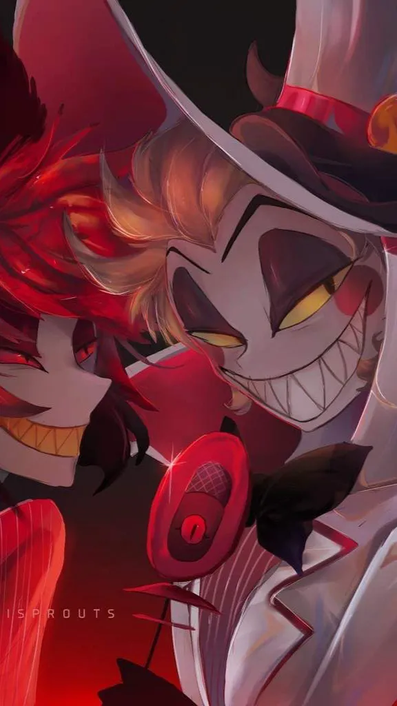 ai character: Radioapple background