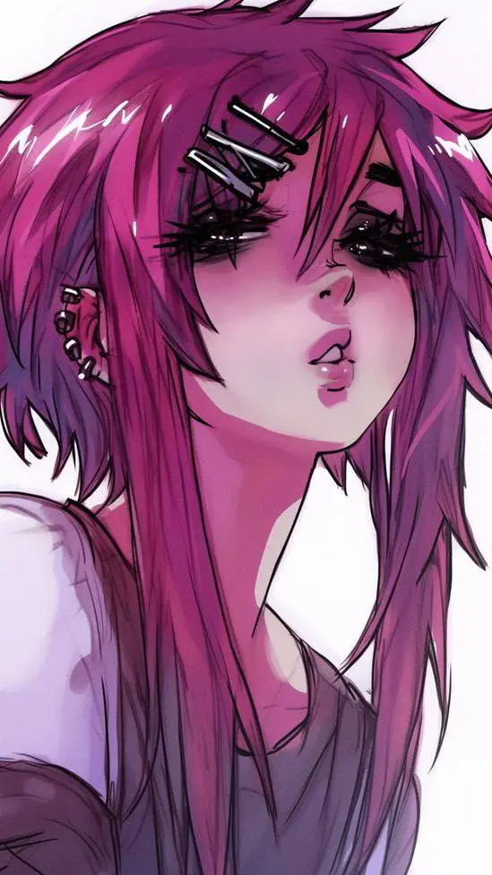 ai character: Léa  background