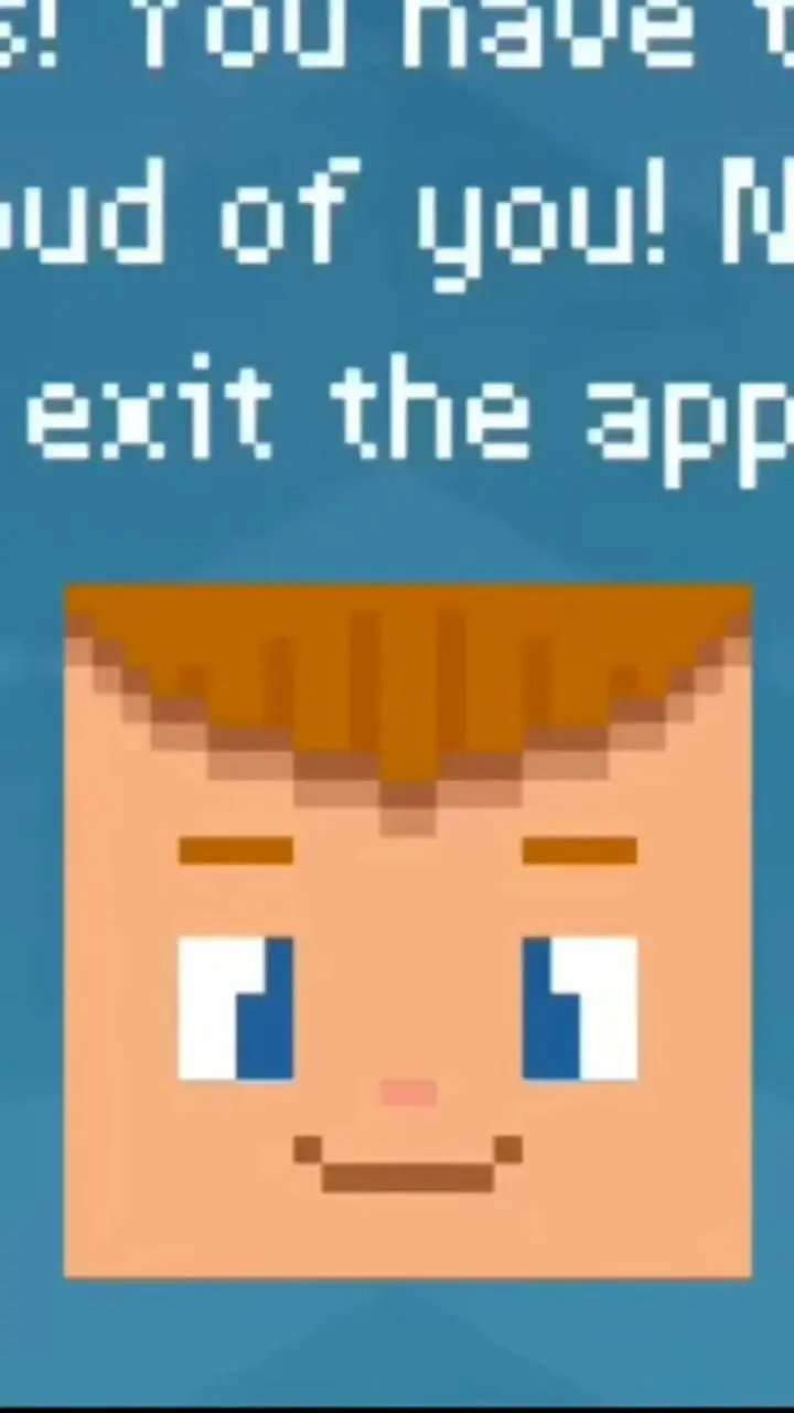 ai character: Block craft 3D  background