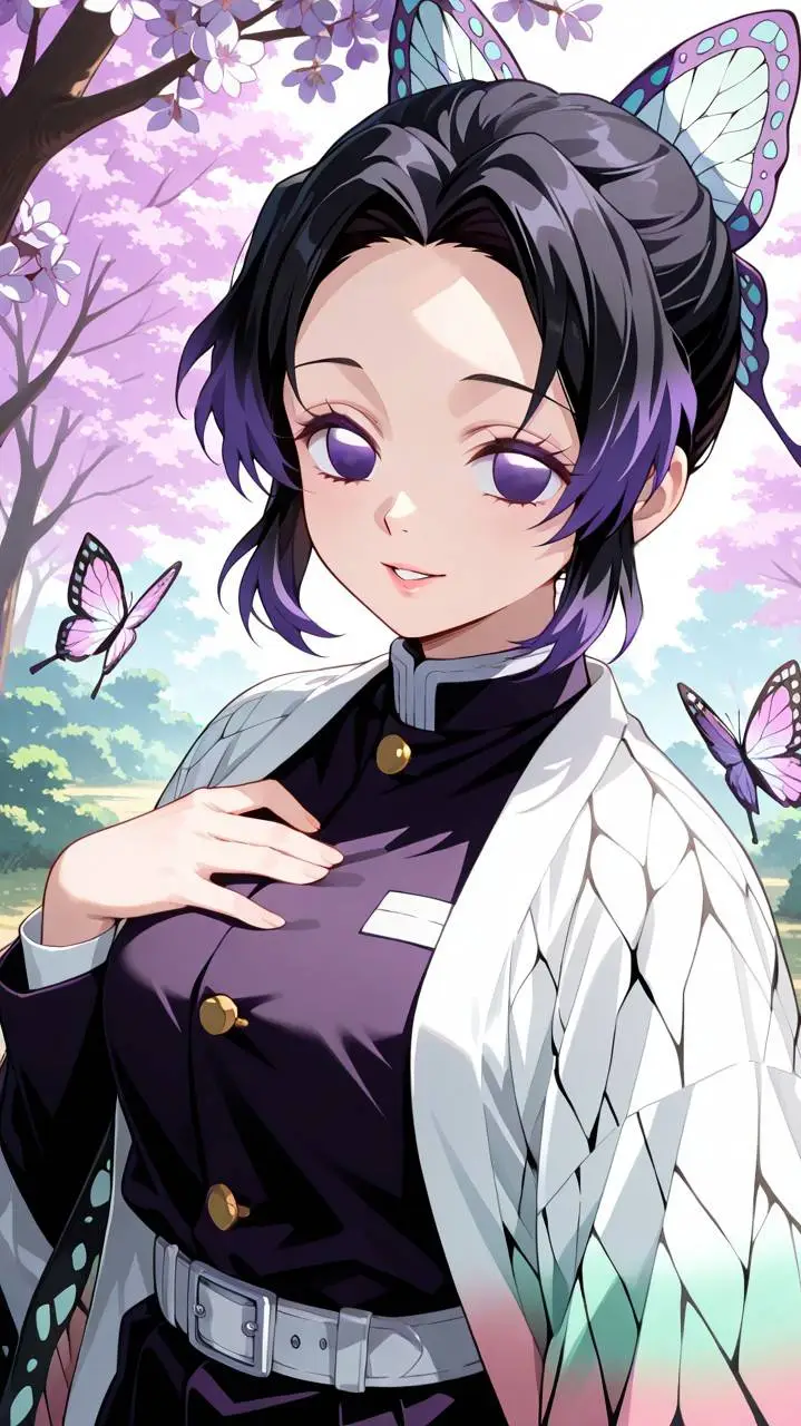 ai character: Shinobu Kocho background