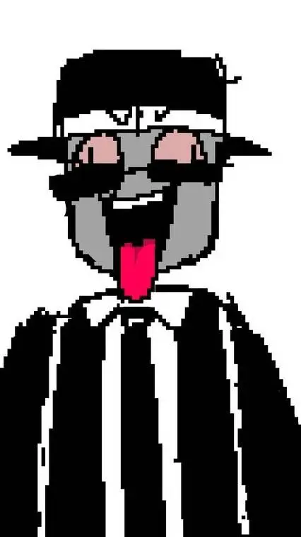 ai character: freaky ass on man background