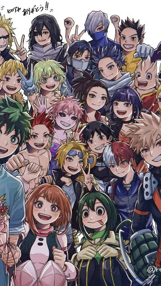 ai character: MHA trip background