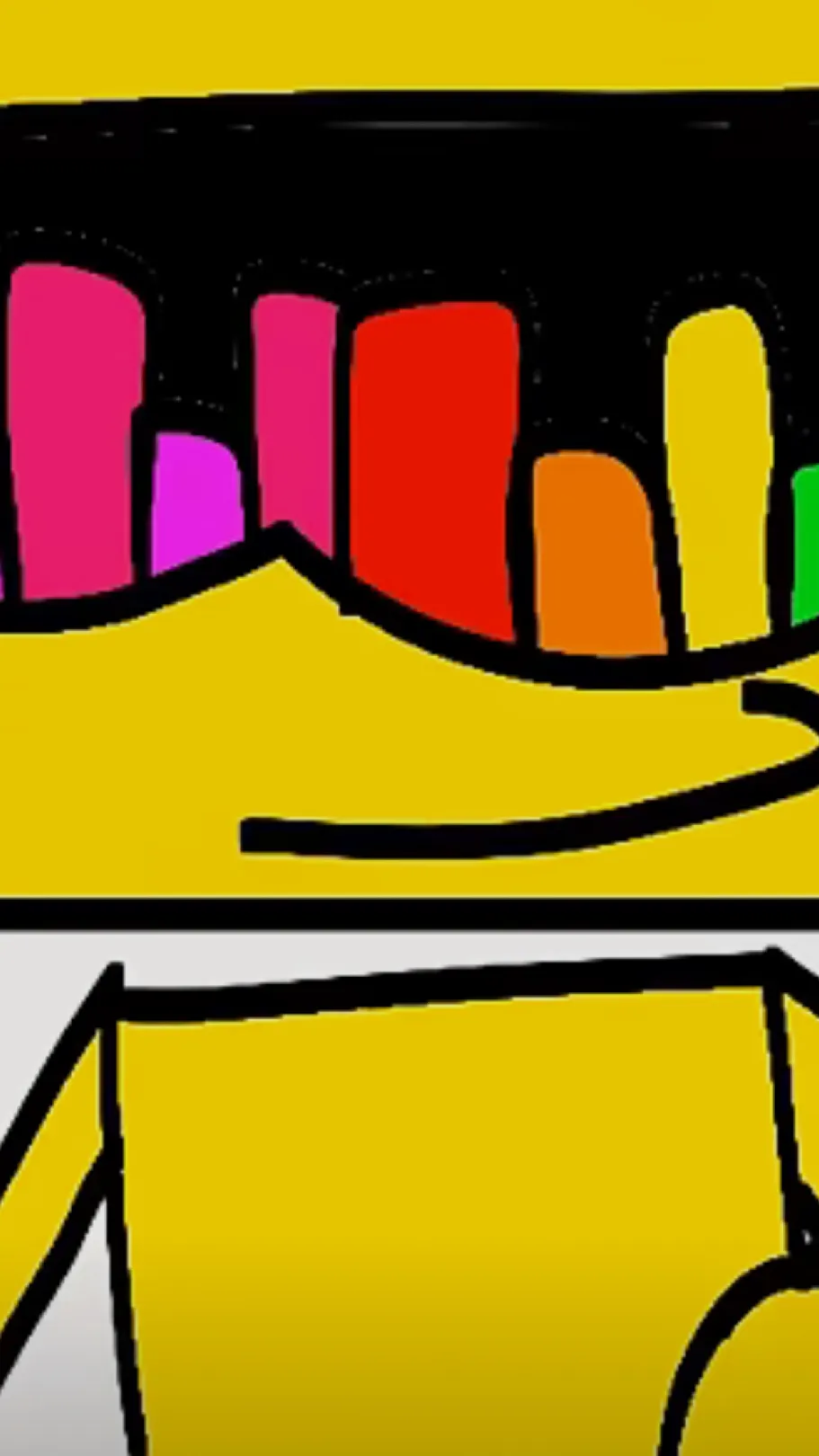 ai character: sunny and melon background