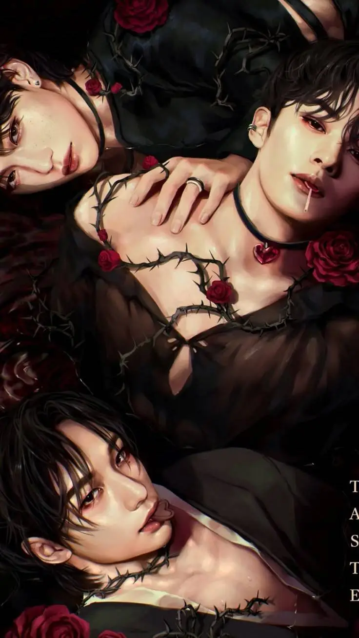 ai character: dance racha skz background