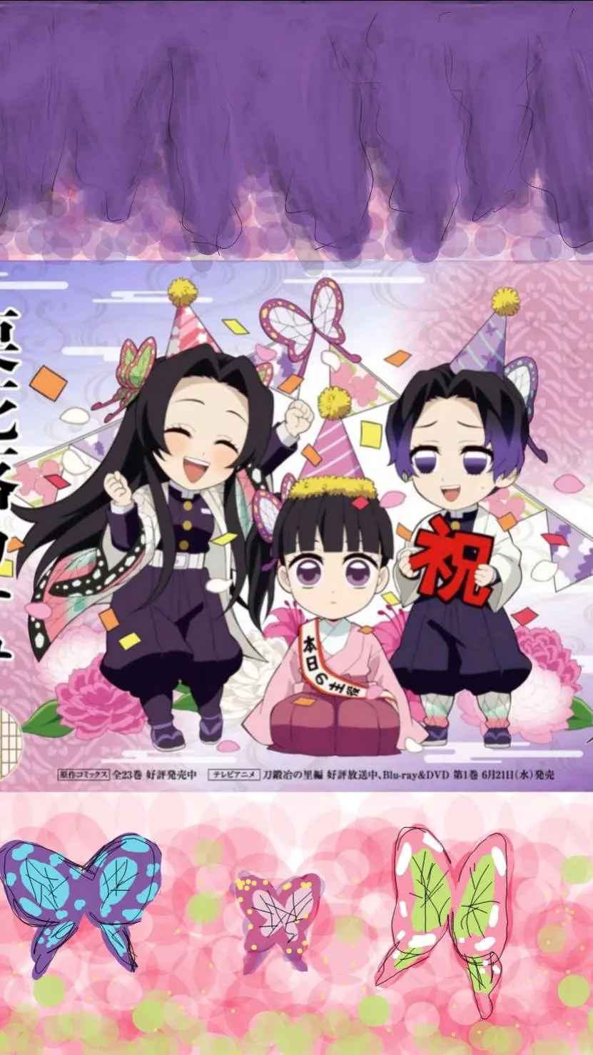ai character: Kanao꯱ birthday! ❀ background