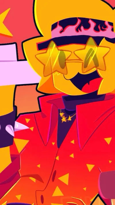 ai character: Elliot! ・ω・ background