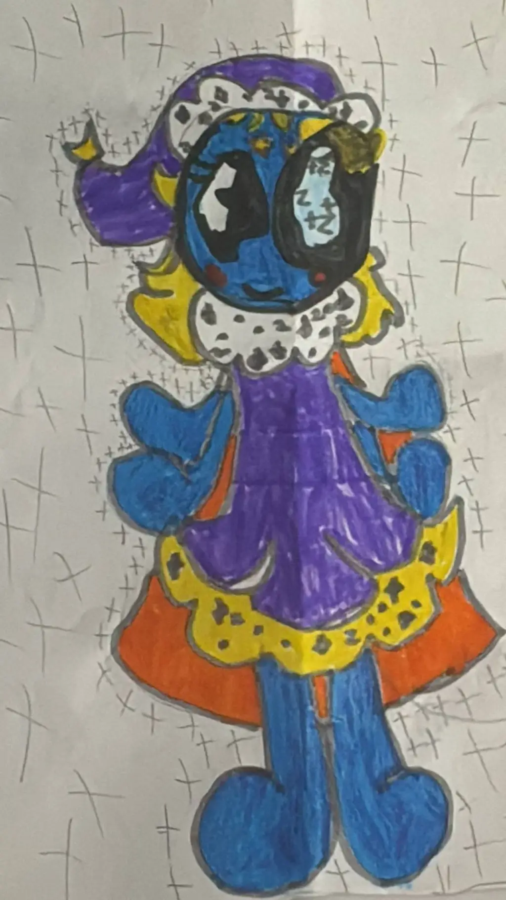 ai character: sus moon(my oc) background