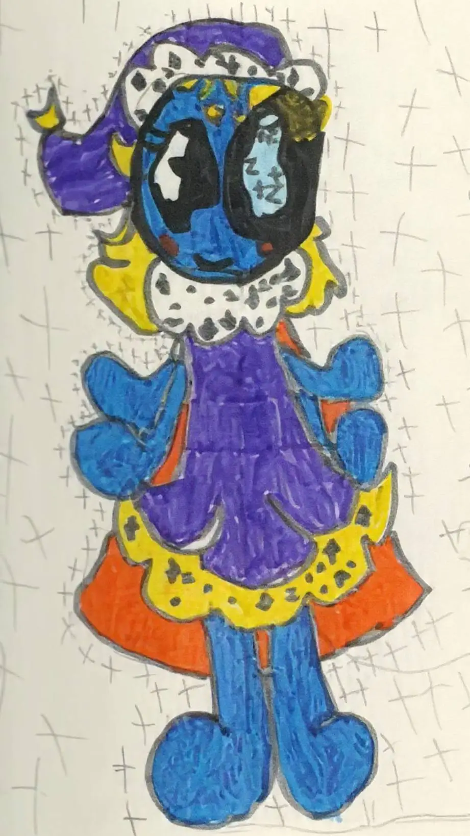 ai character: vampire moon  background