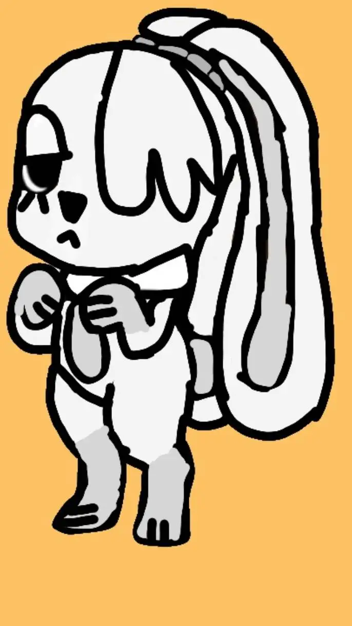 ai character: cacao my easter oc background