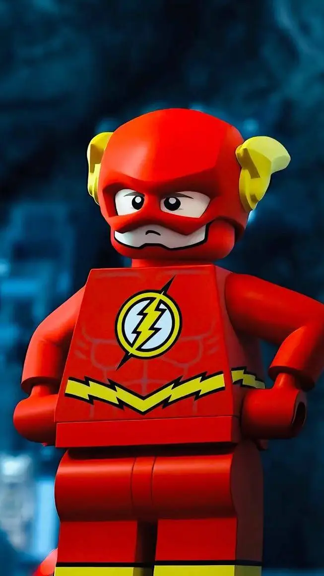 ai character: LEGO flash background