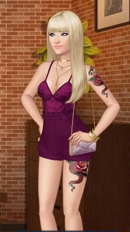 ai character: iris Eva  background