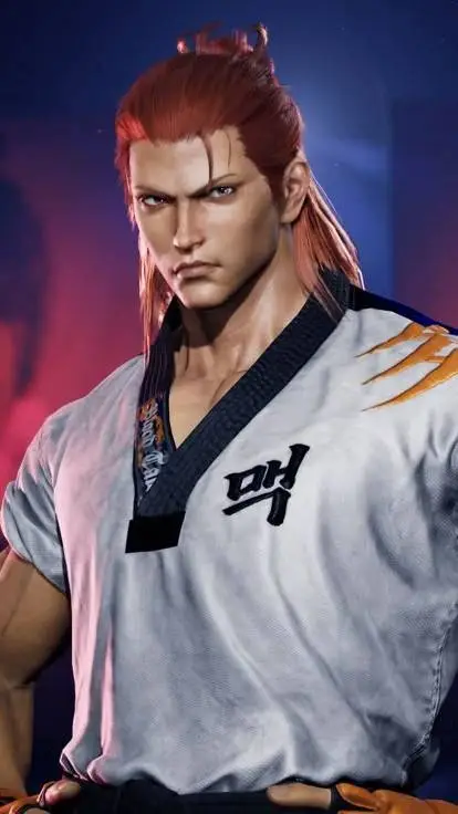 ai character: HWOARANG background