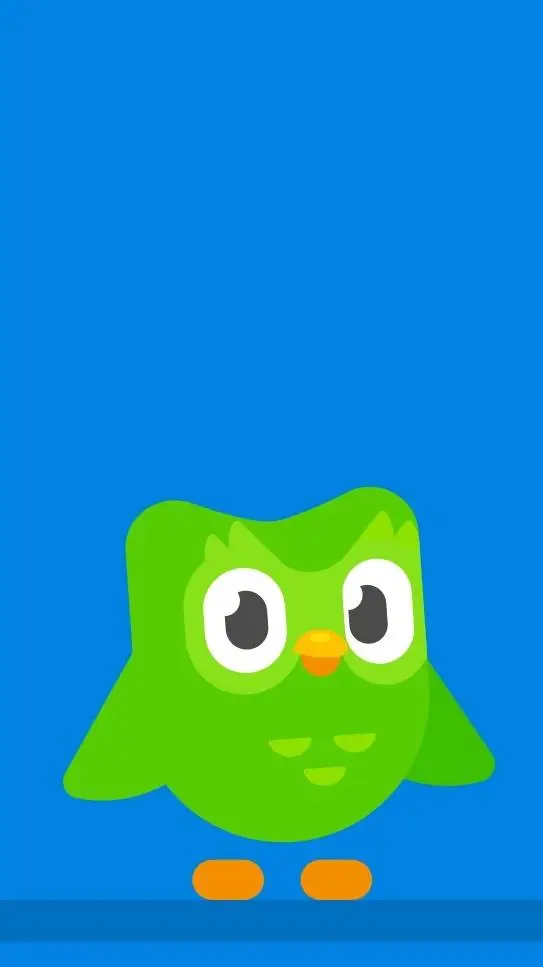 ai character: Duo (Duolingo ABC) background