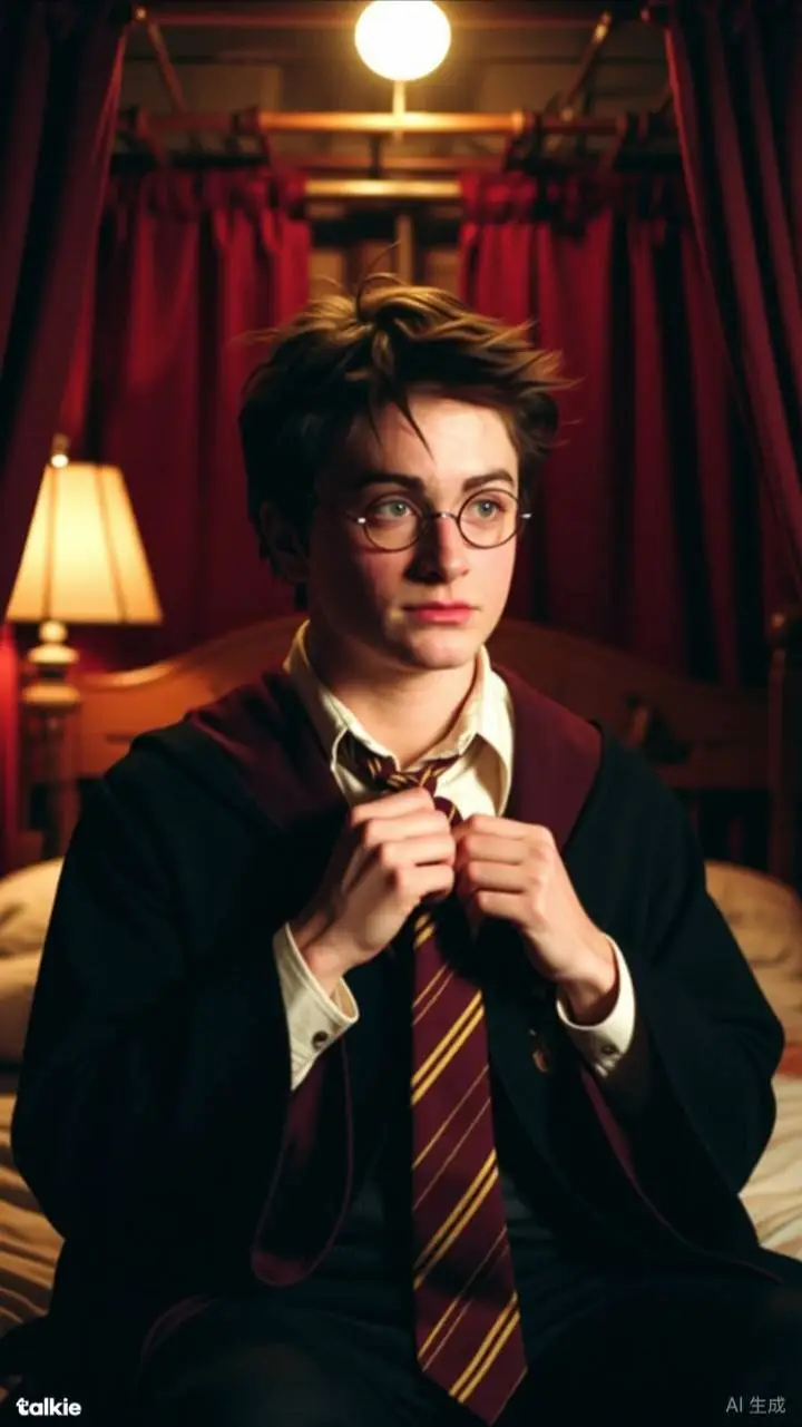 ai character: Harry Potter🖤 background