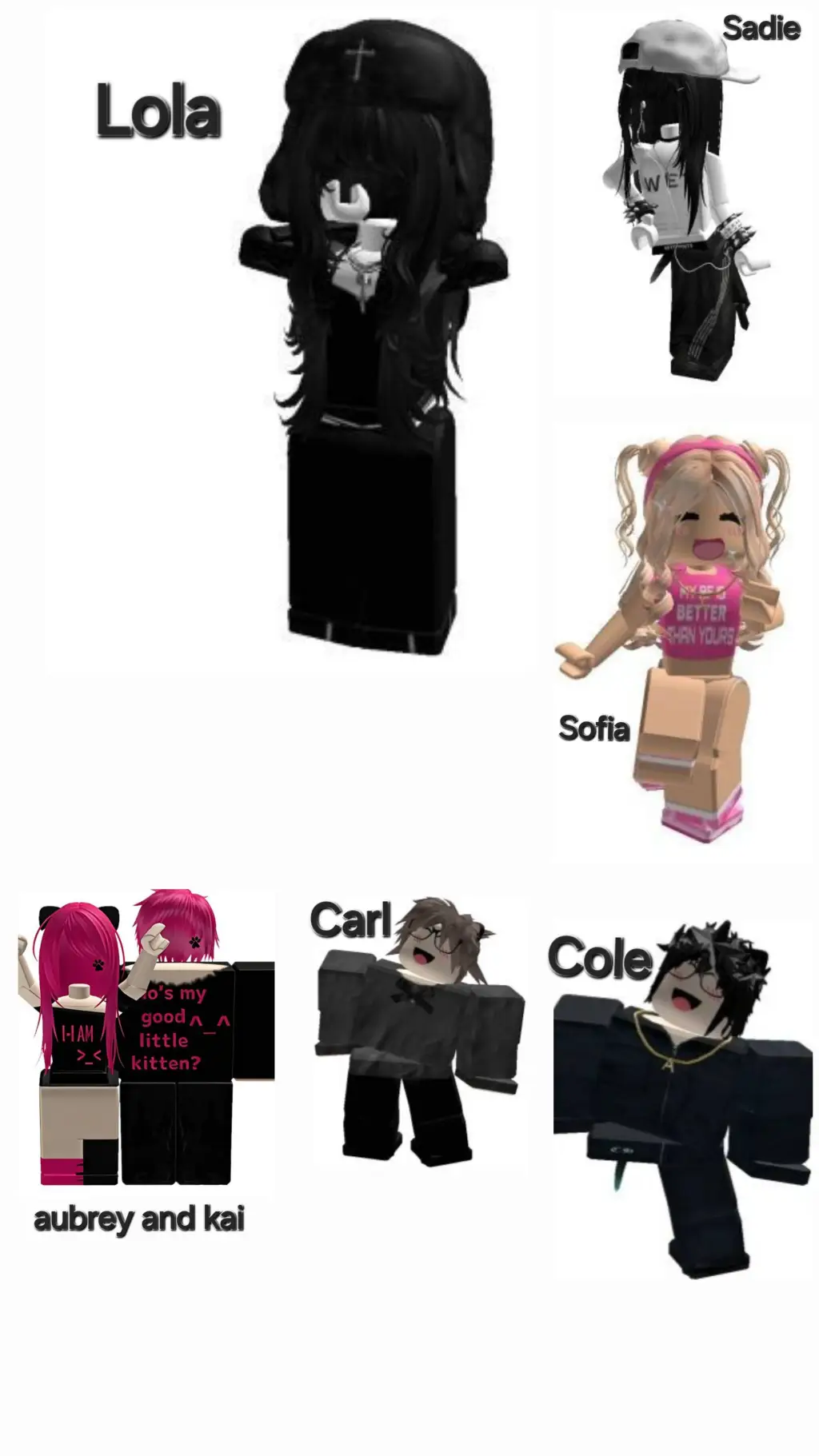 ai character: Roblox gc pick me background