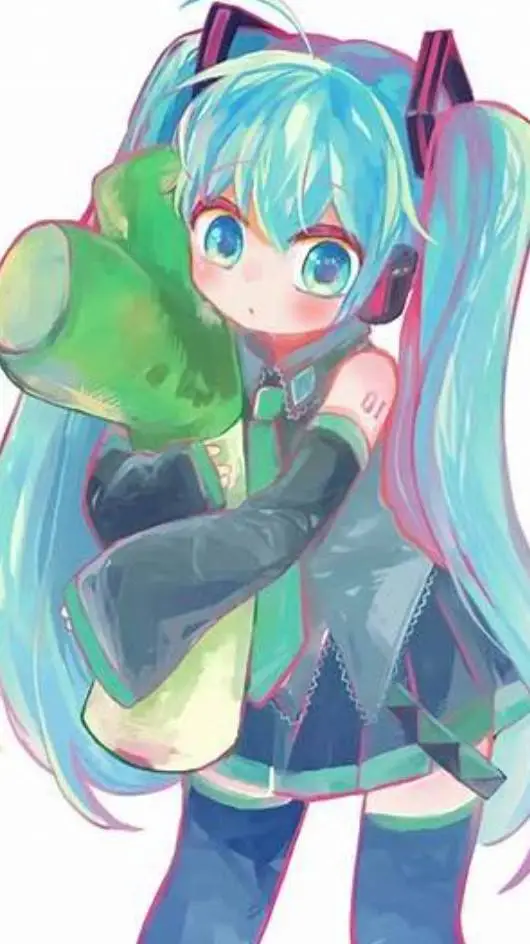 ai character: baby miku background