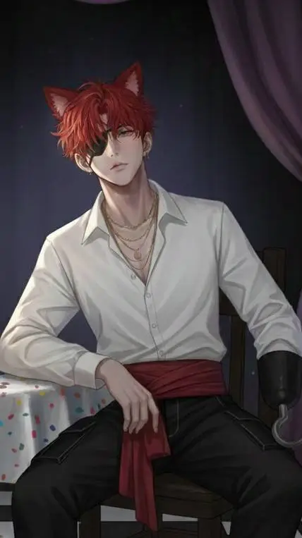 ai character: foxy background