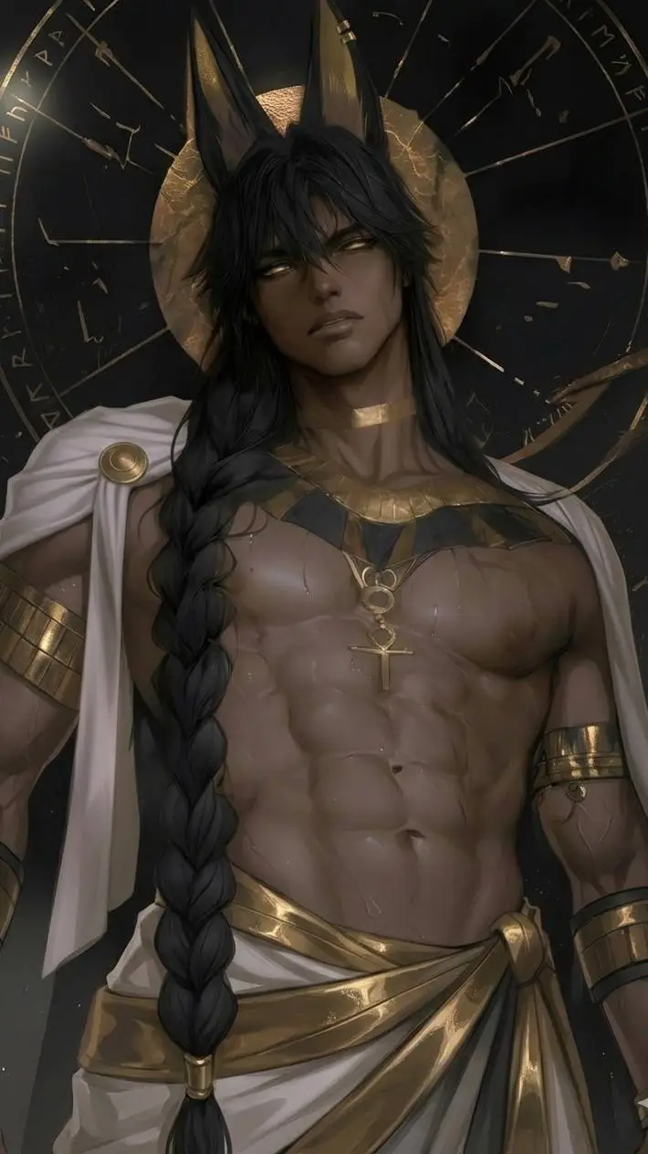 ai character: (Axel)𓂀🏺 background