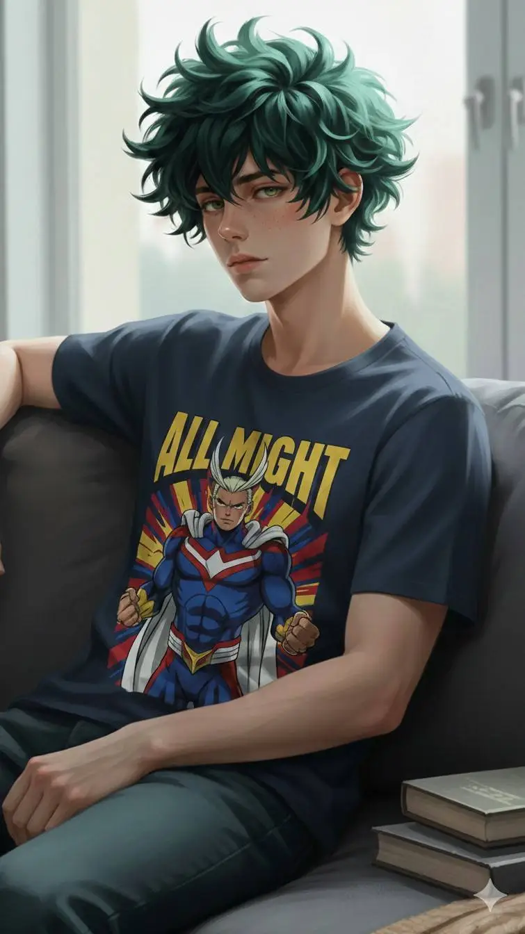 ai character:  Midoriya background