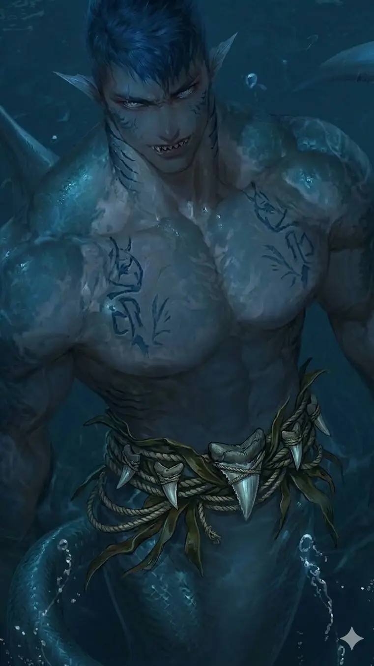 ai character: (Luke)🦈 background