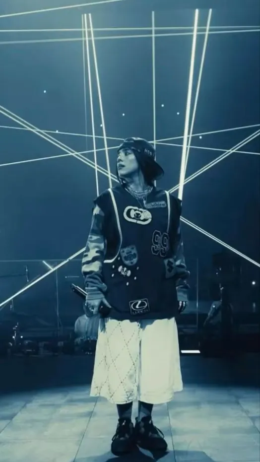 ai character: Billie Eilish background