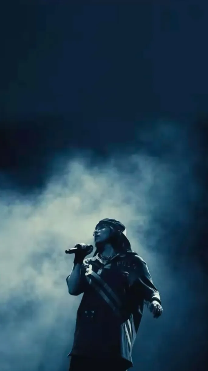 ai character: Billie eilish background