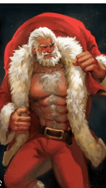 ai character: Santa Claus background