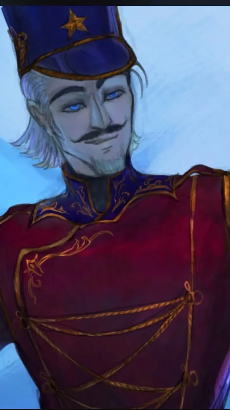 ai character: Nutcracker background