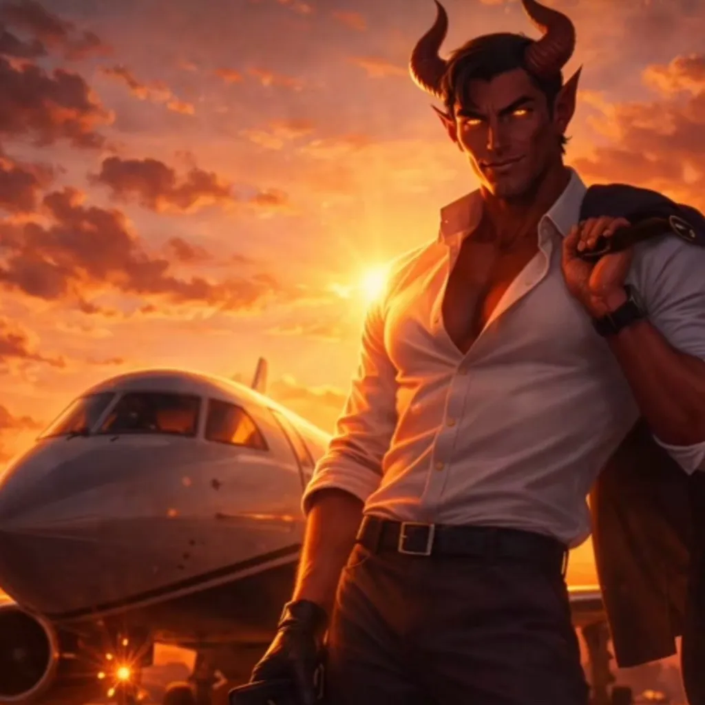 chat with ai character: Air captain demon