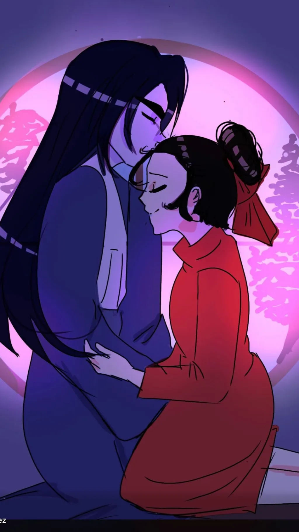 ai character: Tobe and Pucca  background