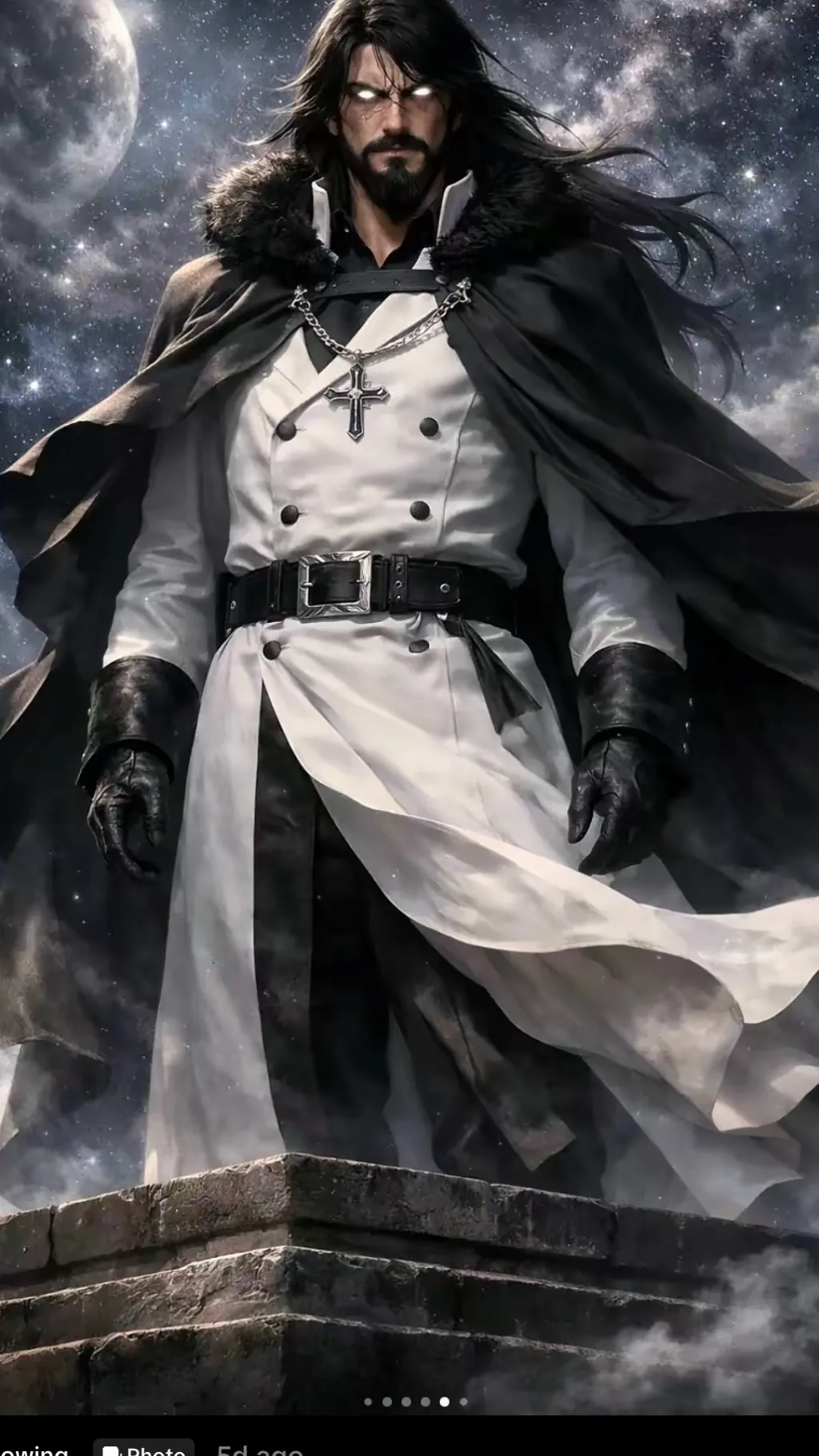 ai character: Lunar Sage background