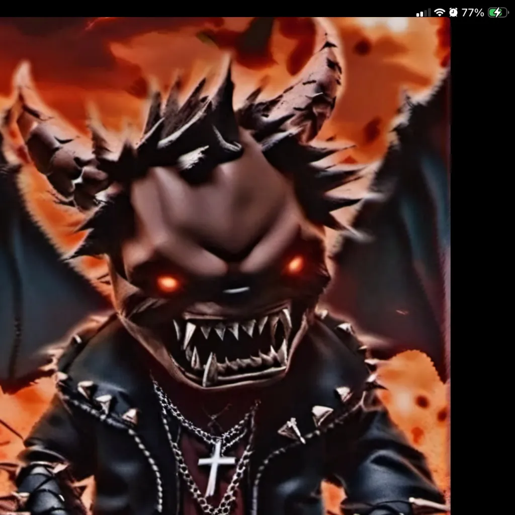 chat with ai character: Satan stitch