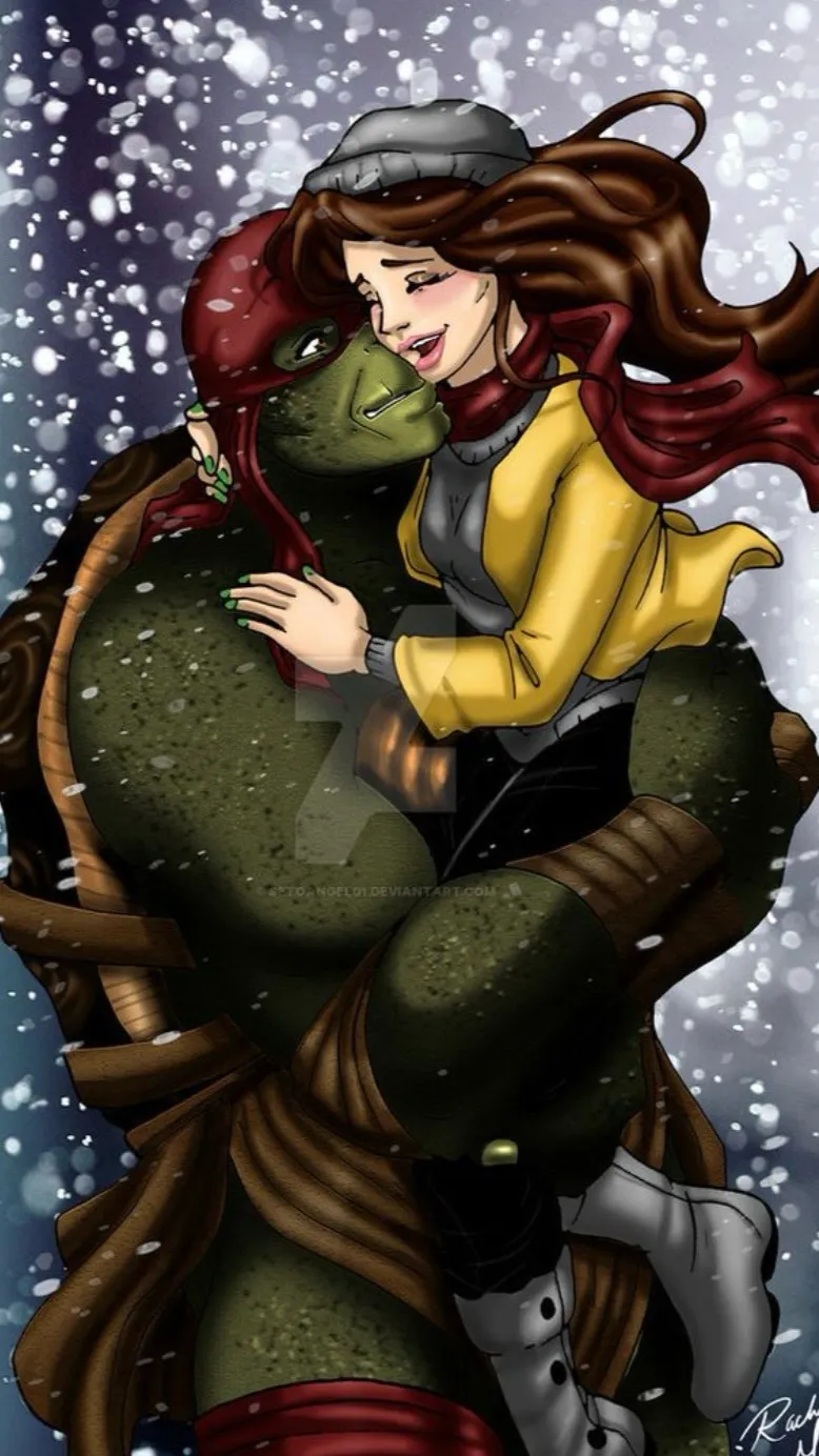 ai character: Raphael x April background