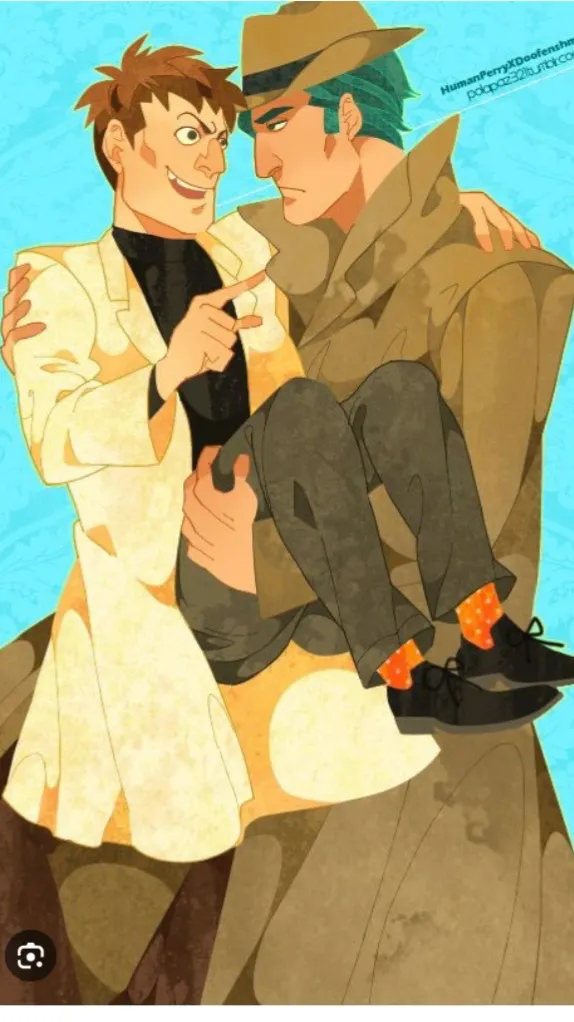 ai character: Doof and Perry  background