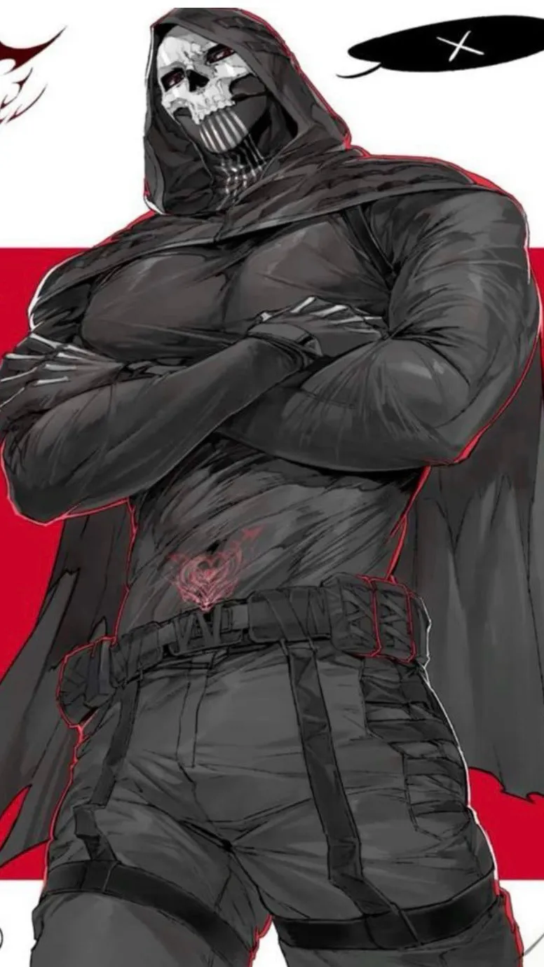 ai character: Ghostface background