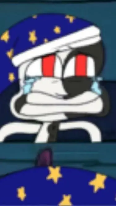 ai character: me crying irl :( background