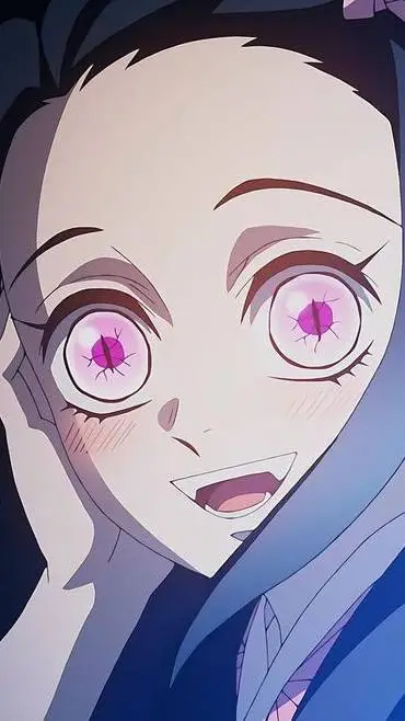 ai character: Nezuko y el regalo background