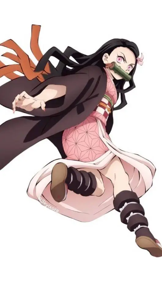 ai character: Nezuko Kamado 2 background