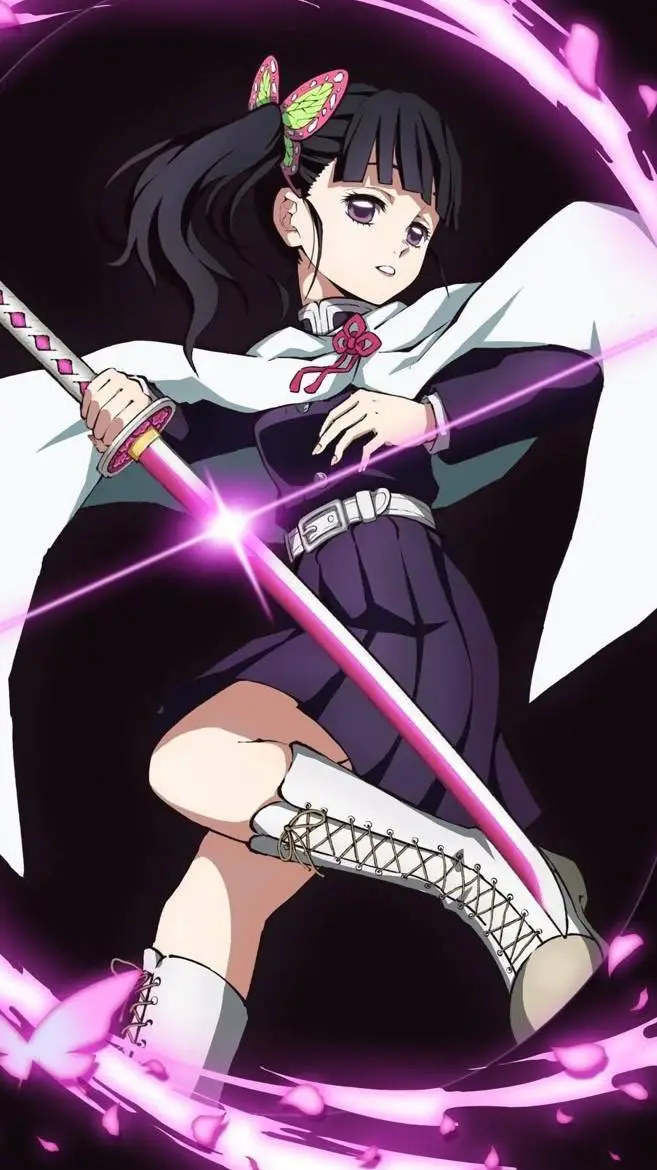 ai character: Kanao cazadora  background
