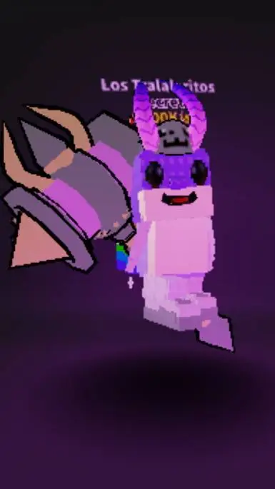 ai character: flamer 💜🔥 background