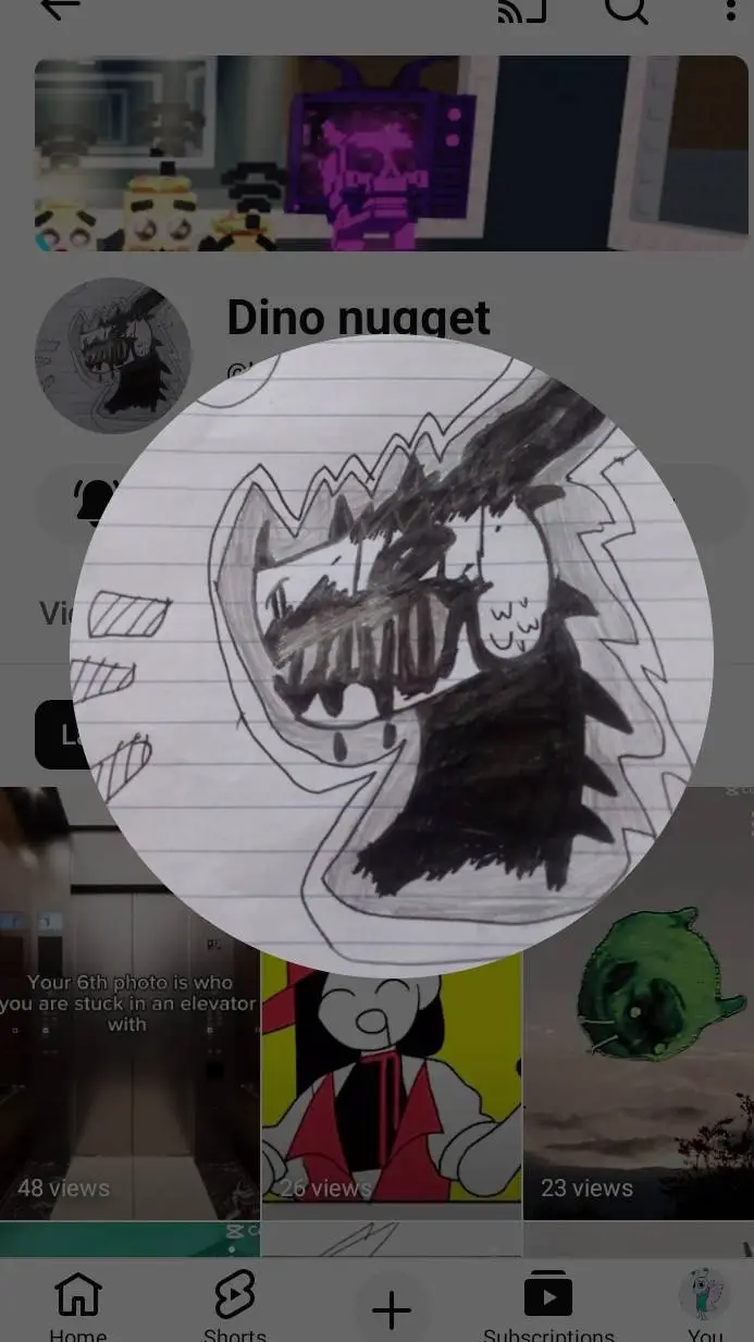 ai character: Dino Nugget background