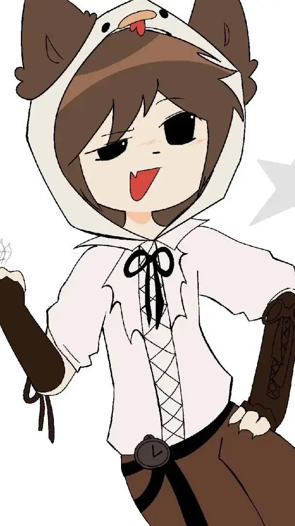 ai character: themagmaboi x cat background