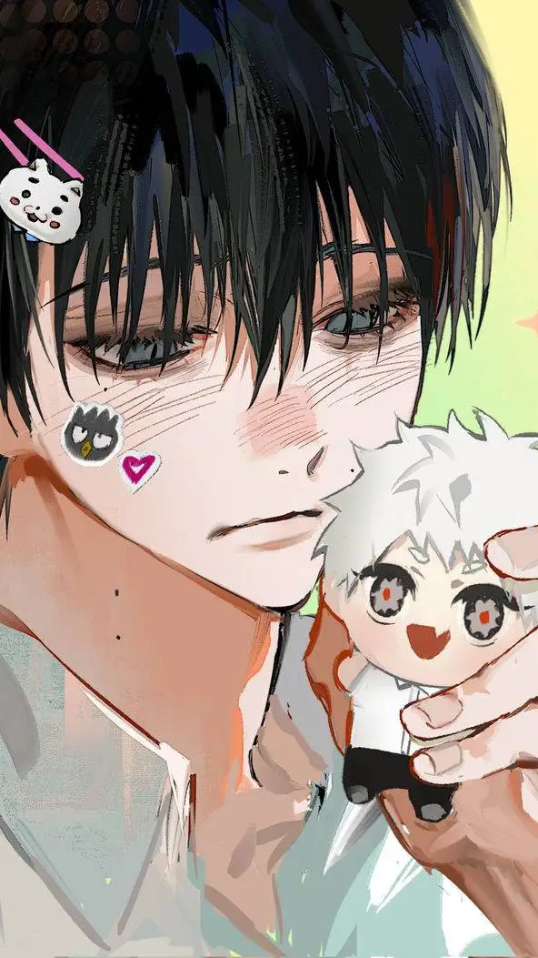 ai character: Yoshiki⋆˚𝜗𝜚˚⋆🫧 background