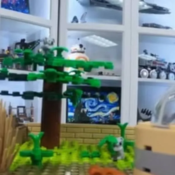 chat with ai character: Lego person. 