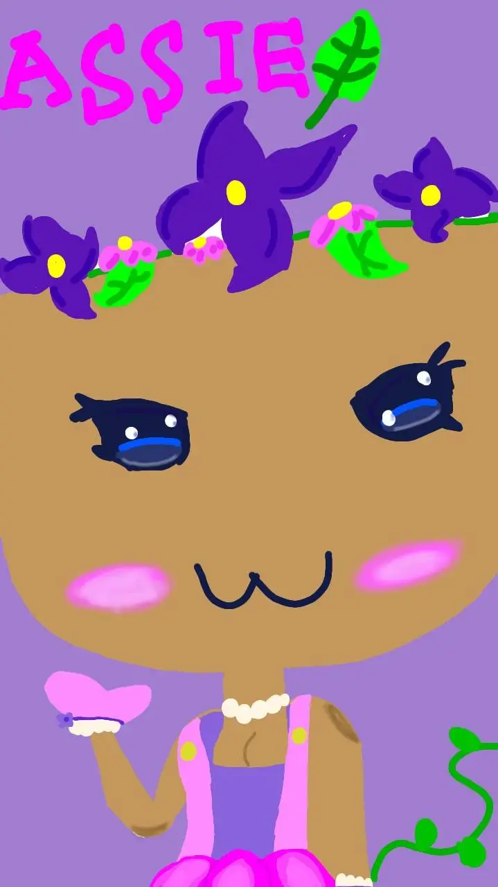 ai character: moonflower  background