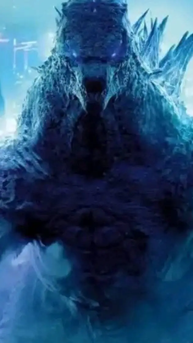 ai character: godzillaa background