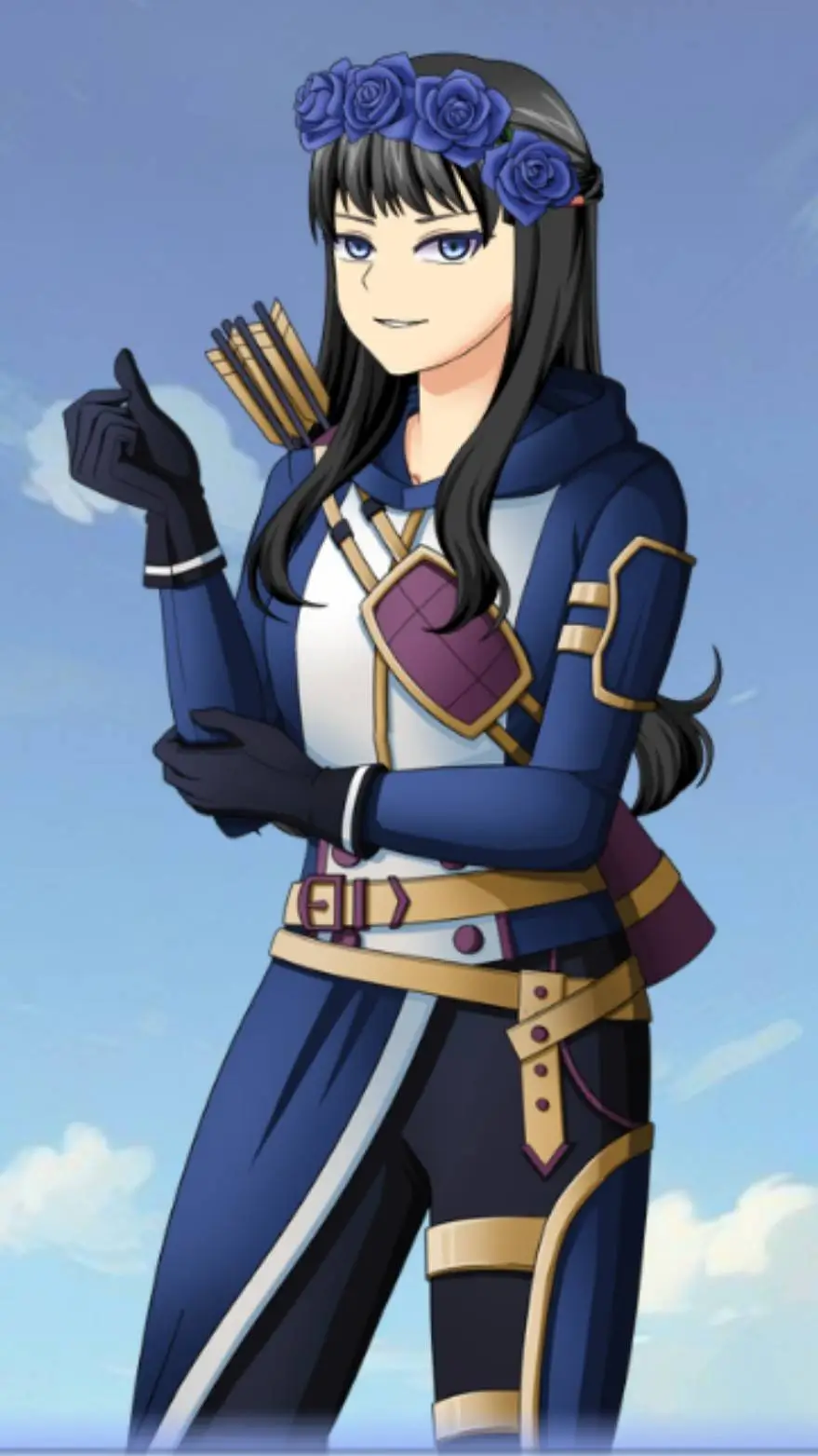 ai character: Serena background